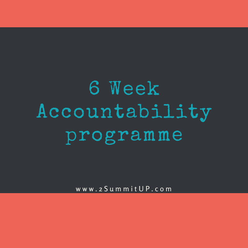 Sales, accountability & 6 Weeks of Support