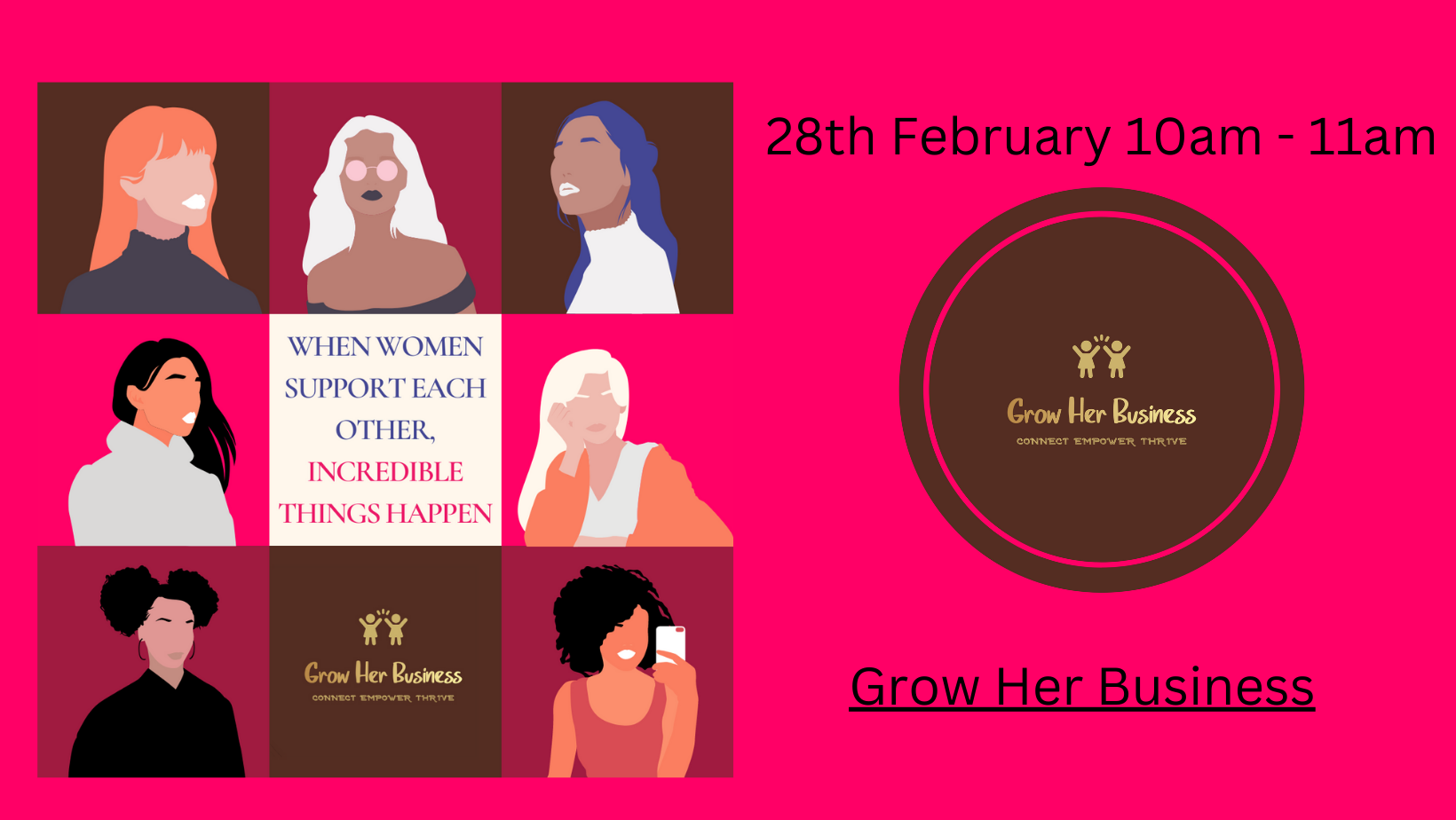Grow Her Business Open Networking for Women